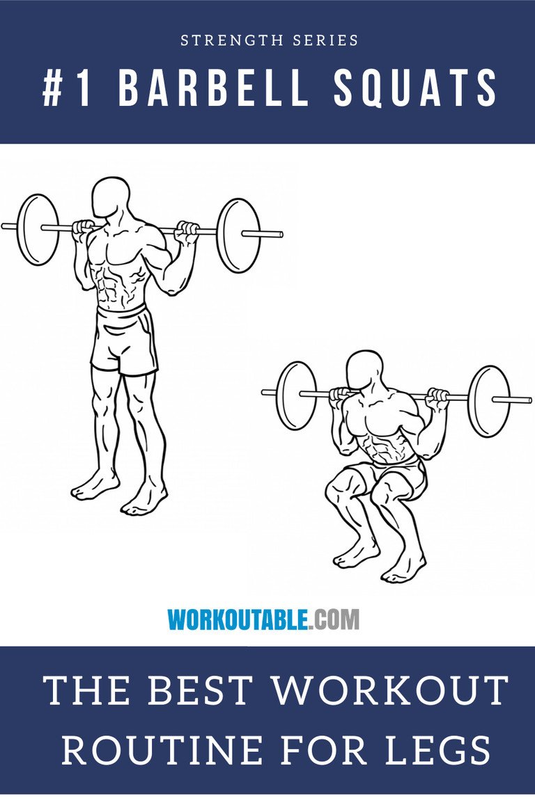 Ultimate Leg Workout Routine : The Best Exercises for your quads ...