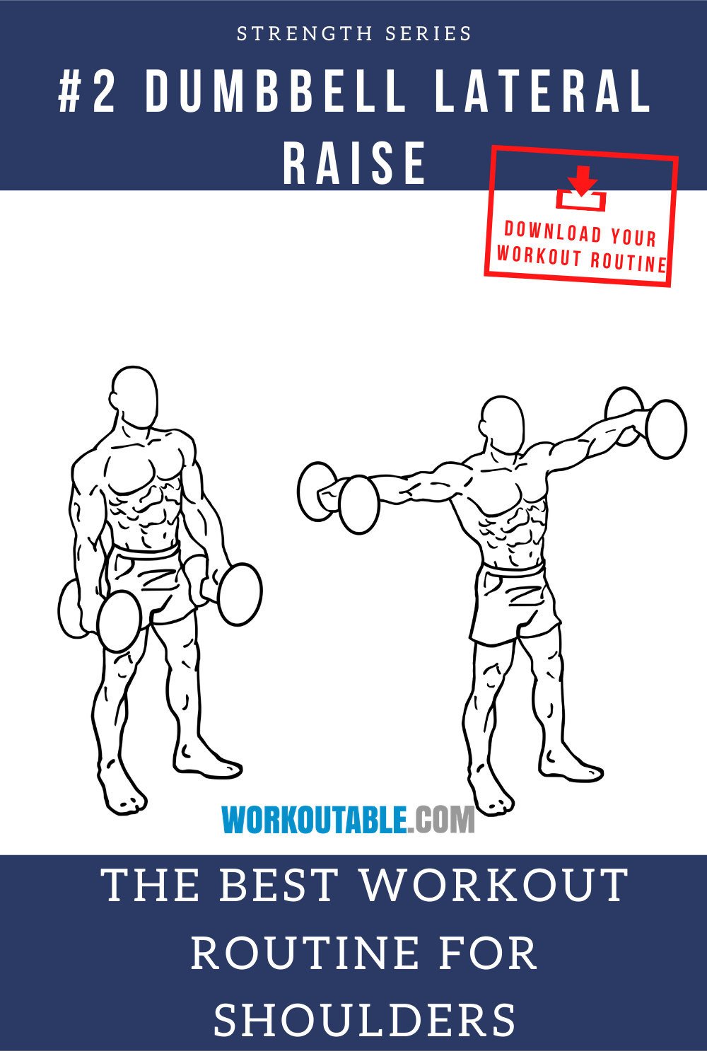 dumbbell side laterals for shoulders