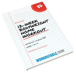 12-week Bodyweight Home Workout 