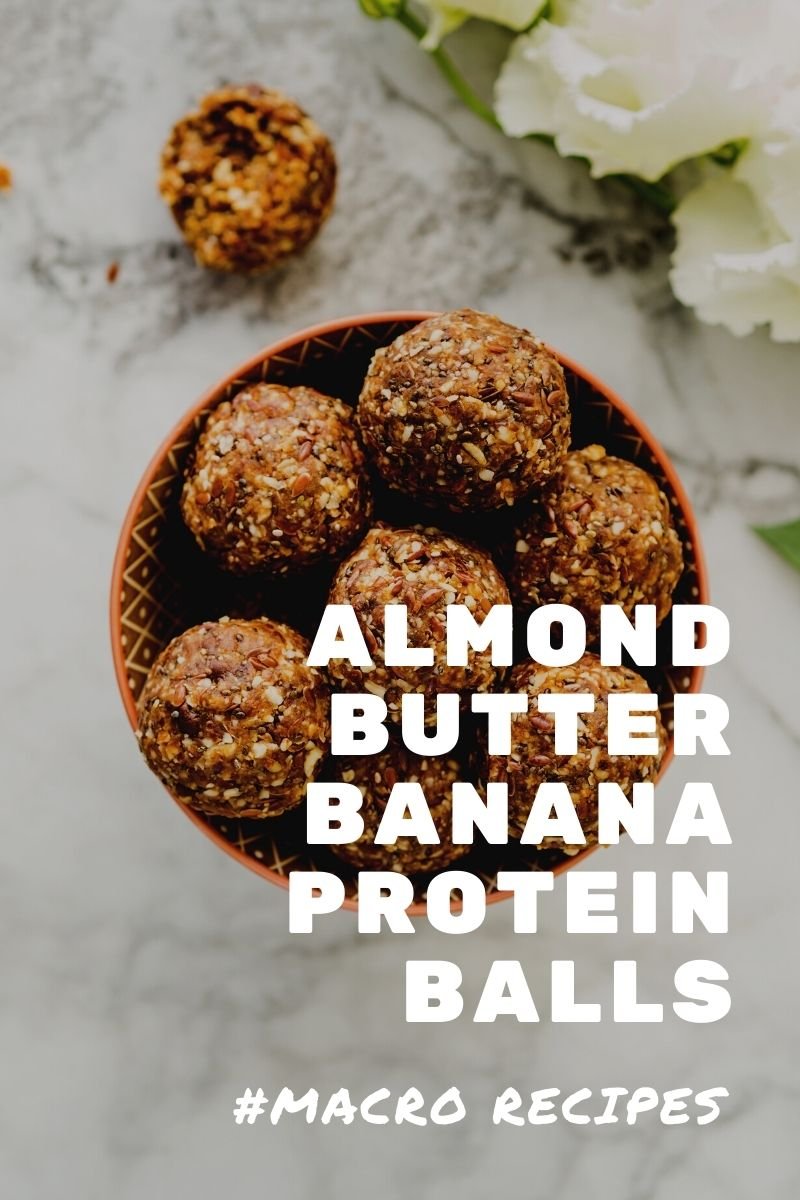 Almond Butter Banana Protein Balls