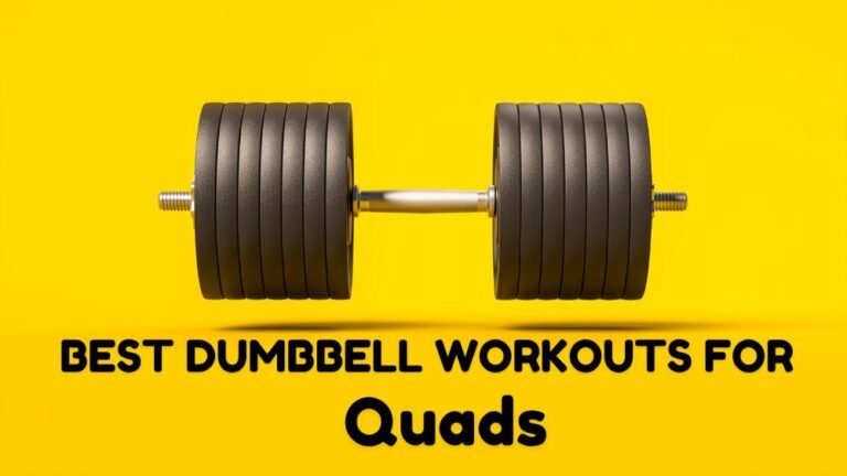 Best dumbbell workouts for quads