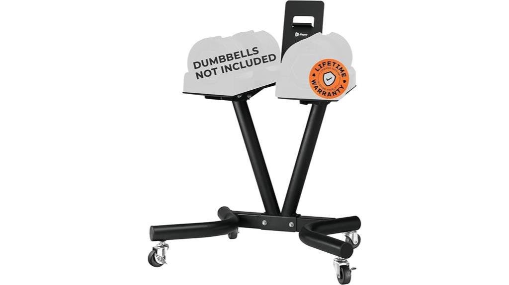 adjustable dumbbell stand accessory