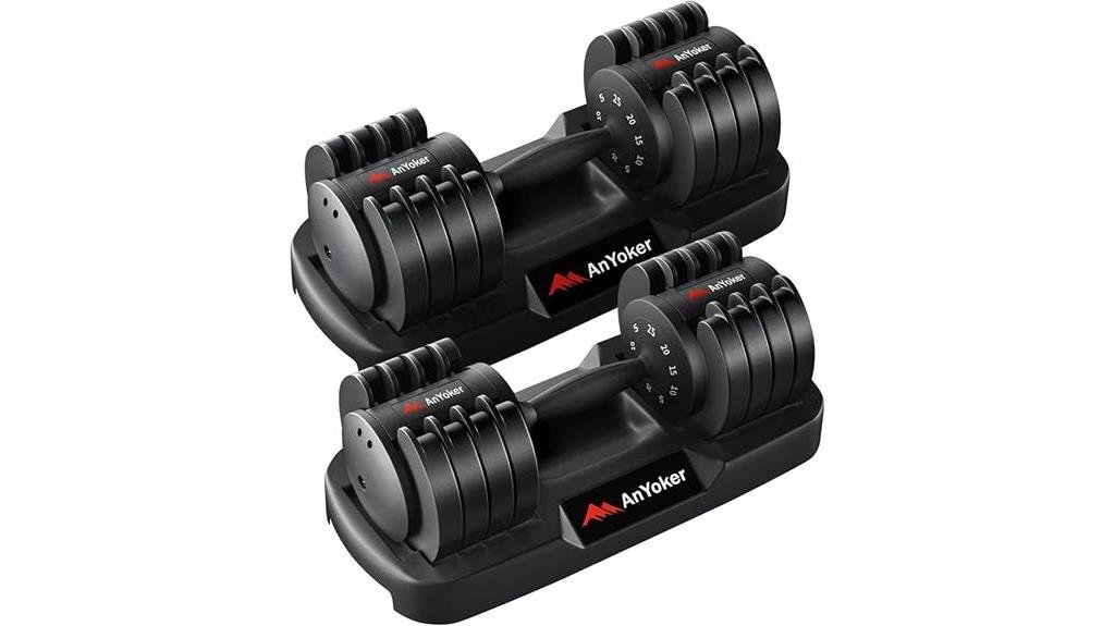 adjustable dumbbells for home