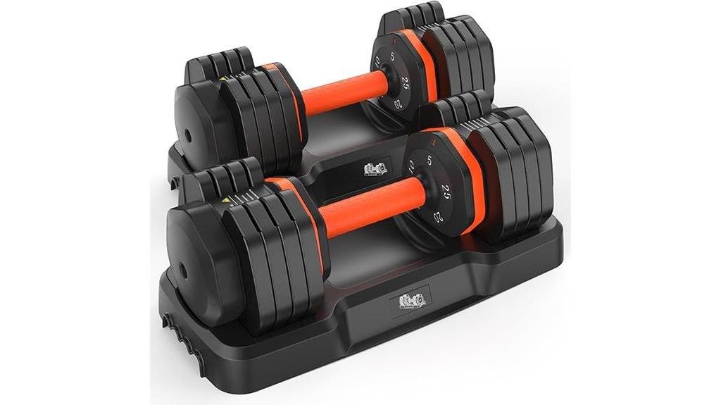 adjustable dumbbells for home