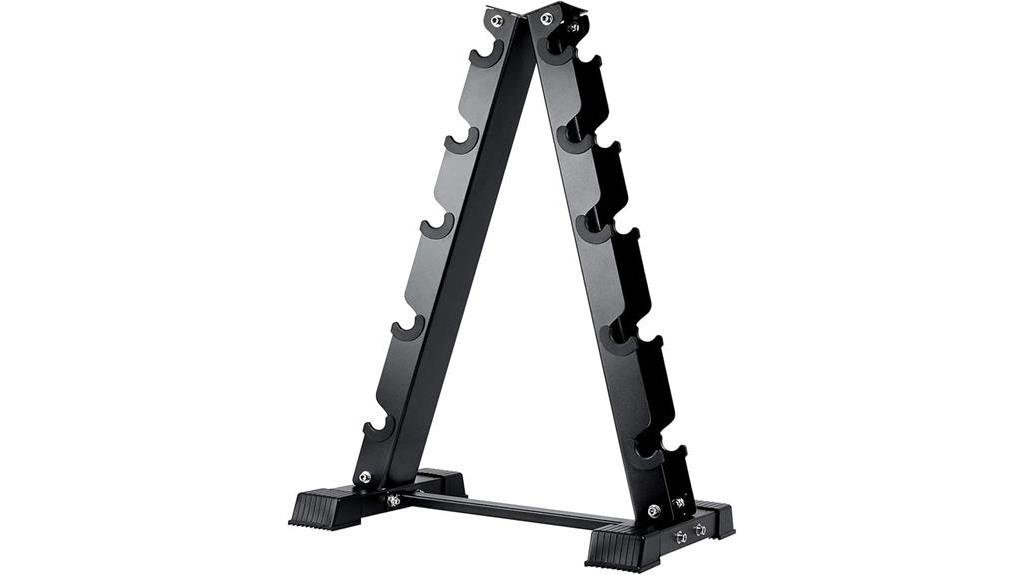 compact dumbbell rack stand