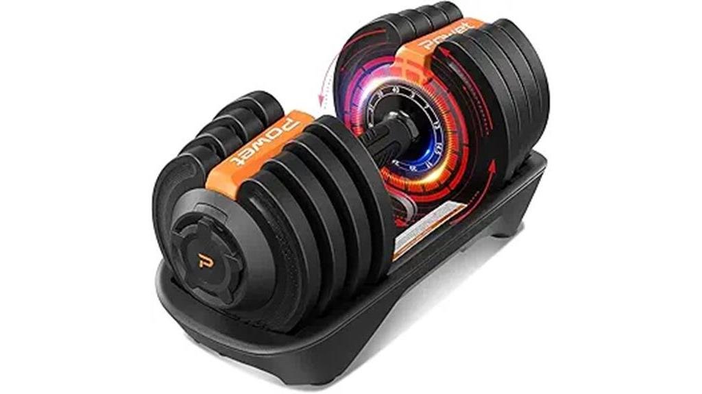 versatile adjustable dumbbell set