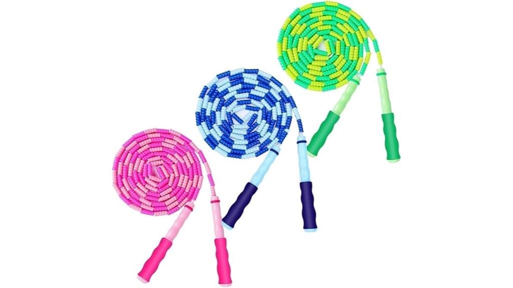 adjustable beaded jump rope