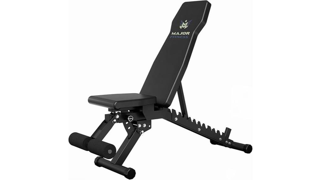 adjustable weight training bench