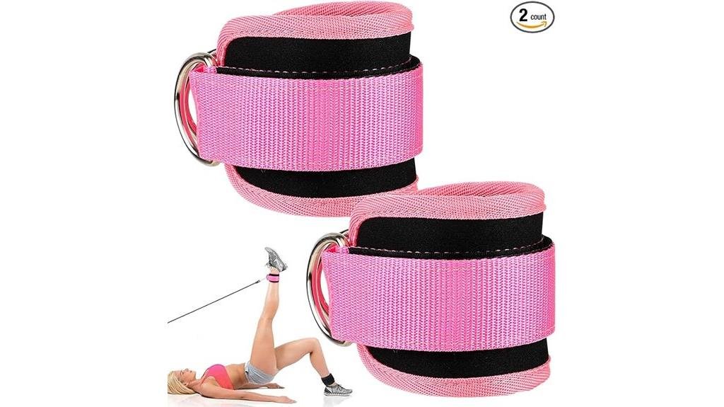 cable machine ankle straps