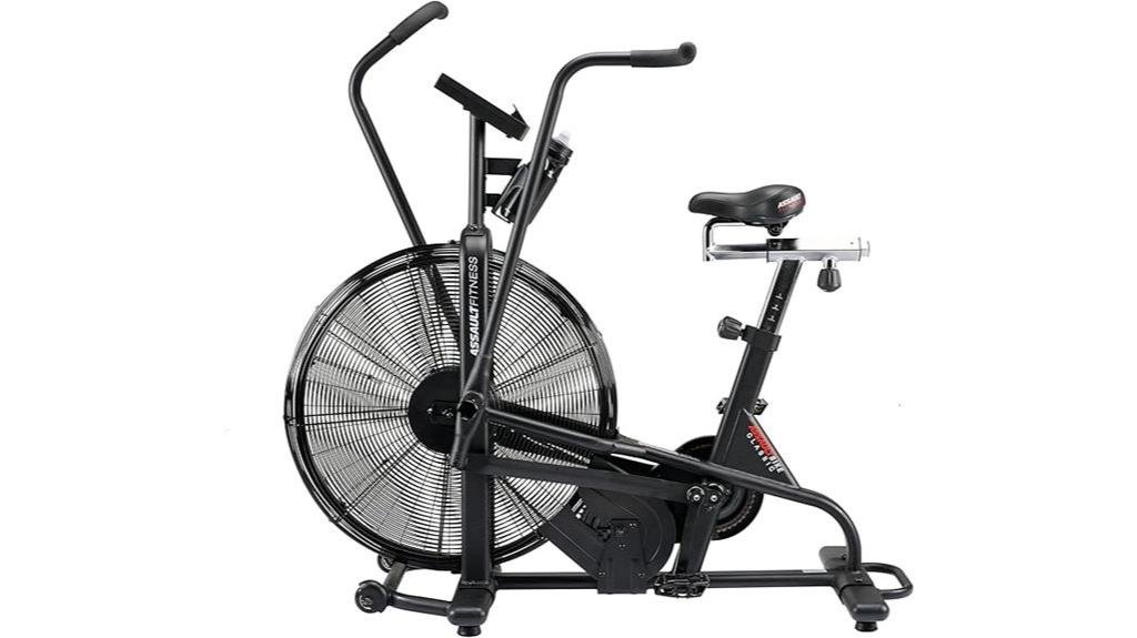 classic black air bike