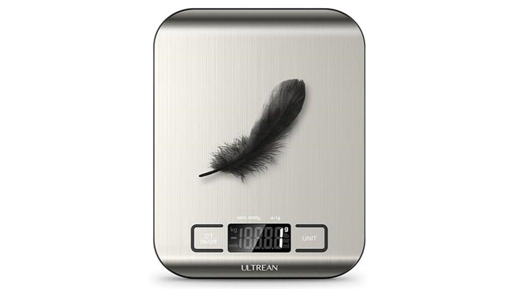 digital kitchen scale capacity