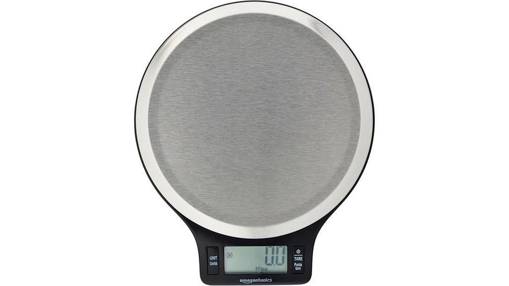 digital kitchen scale display