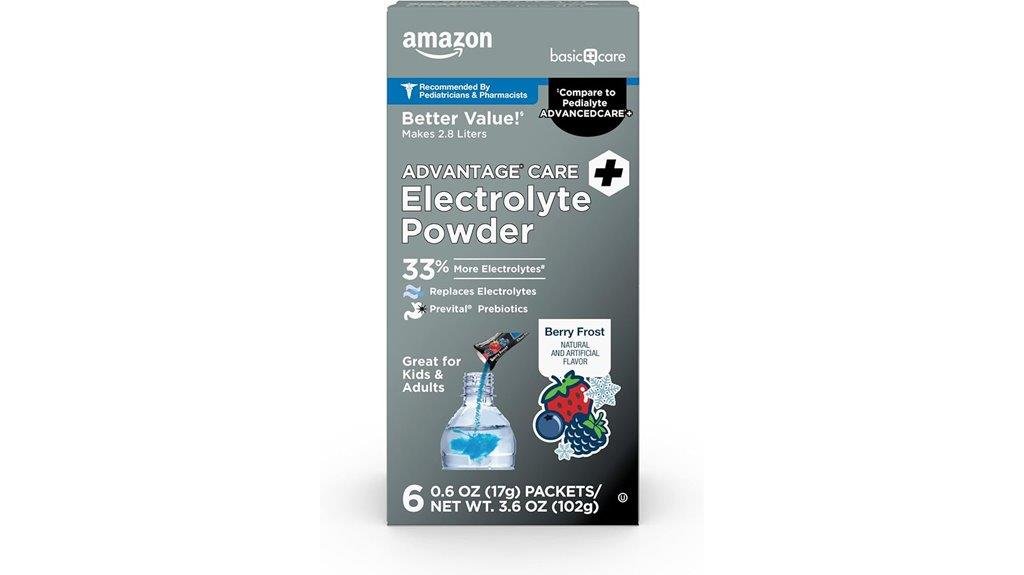 electrolyte powder berry packets