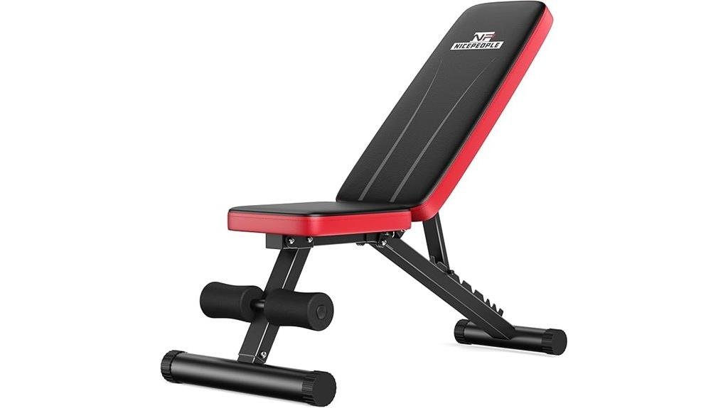 foldable adjustable weight bench