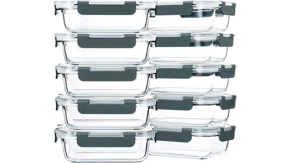 glass meal prep containers