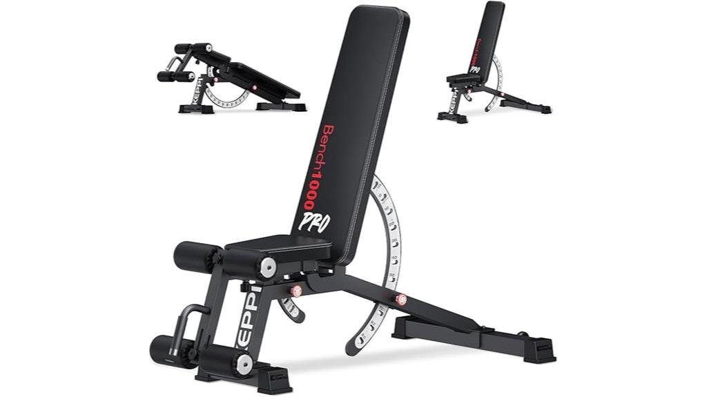 heavy duty adjustable bench