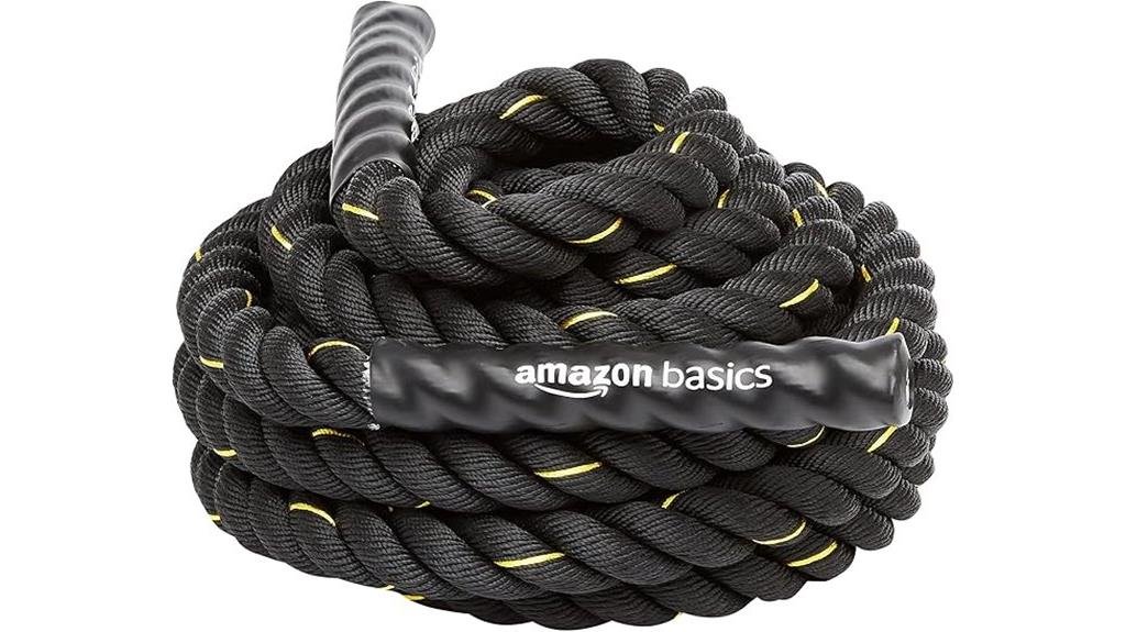home gym battle rope