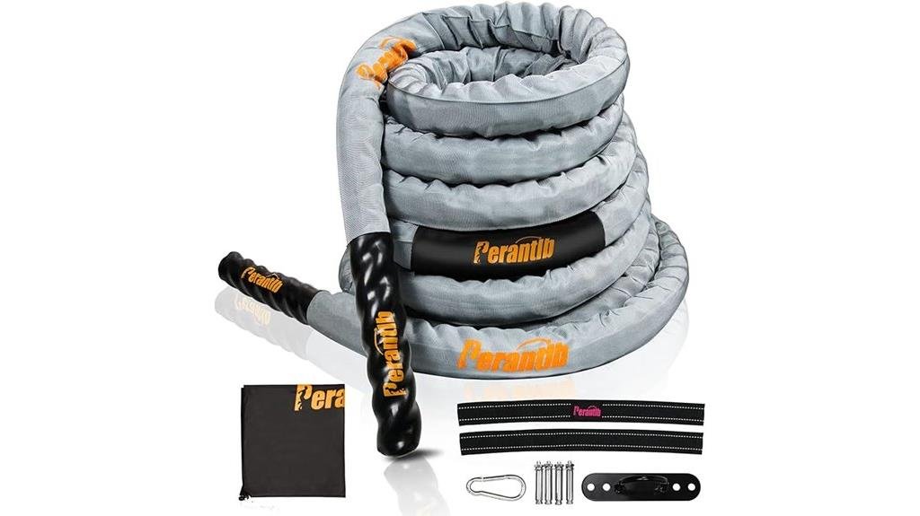 home gym battle rope