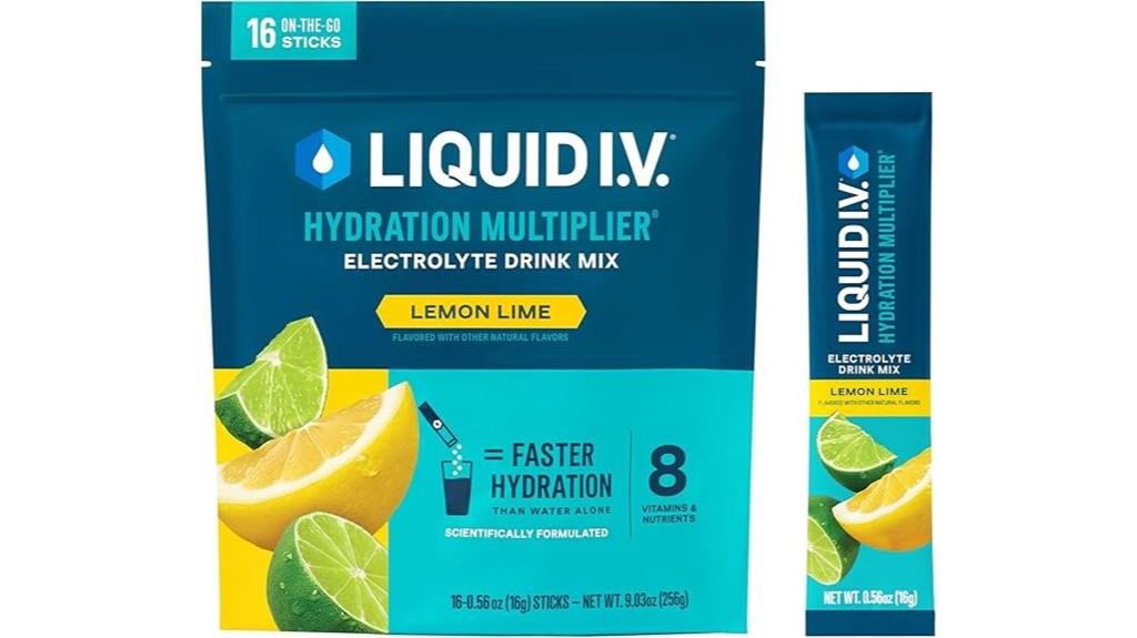 lemon lime hydration powder