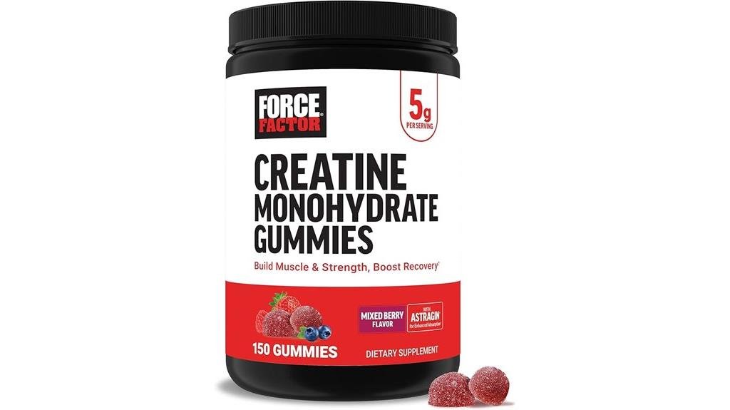 mixed berry creatine gummies