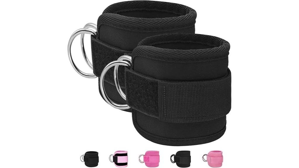 neoprene padded ankle straps