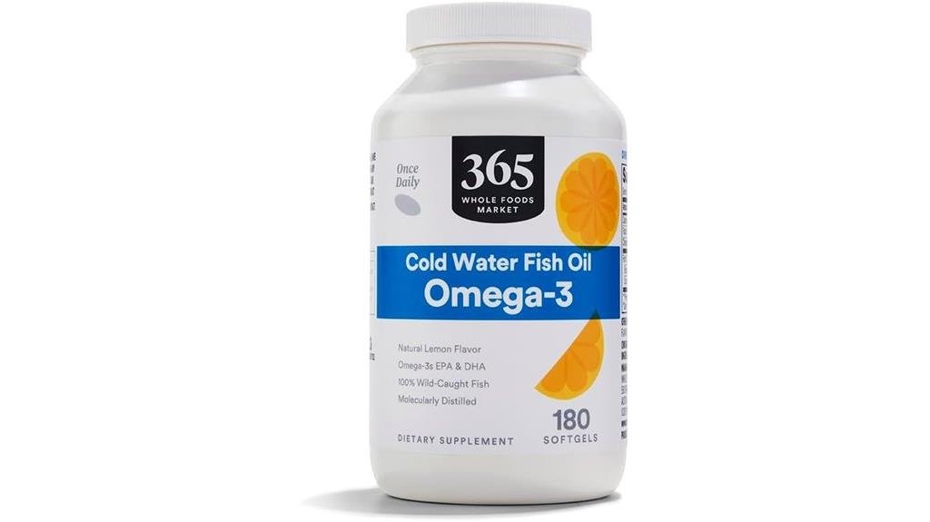 omega 3 lemon softgels 180