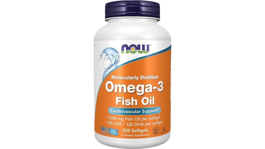 omega 3 softgel dietary supplement