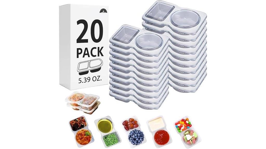 reusable snack containers set