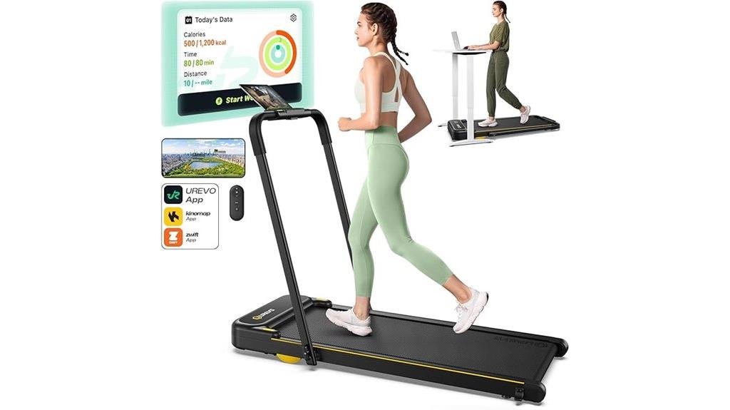 smart folding treadmill features