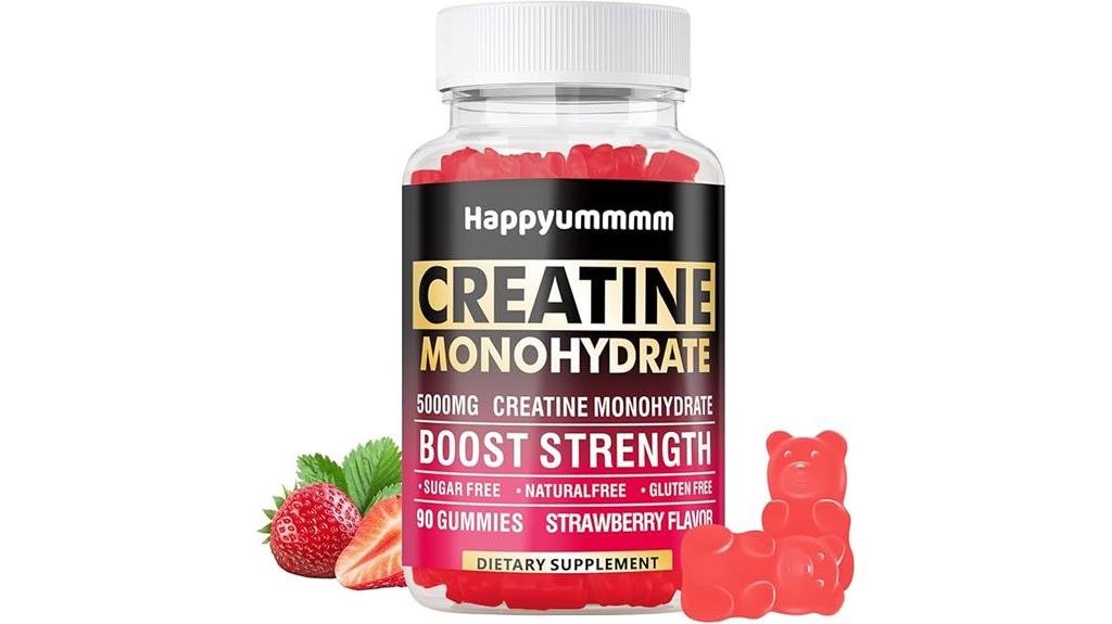 strawberry creatine gummies supplement