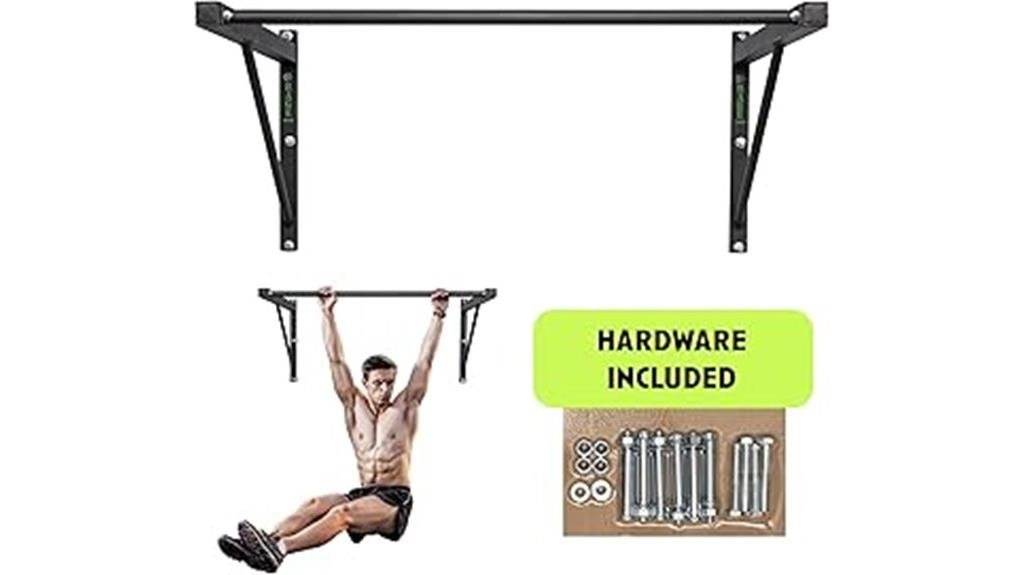 sturdy wall mounted pull up bar