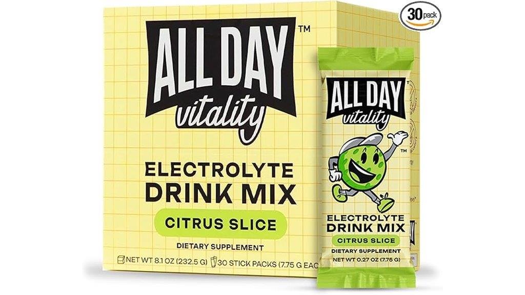 sugar free citrus electrolyte packets