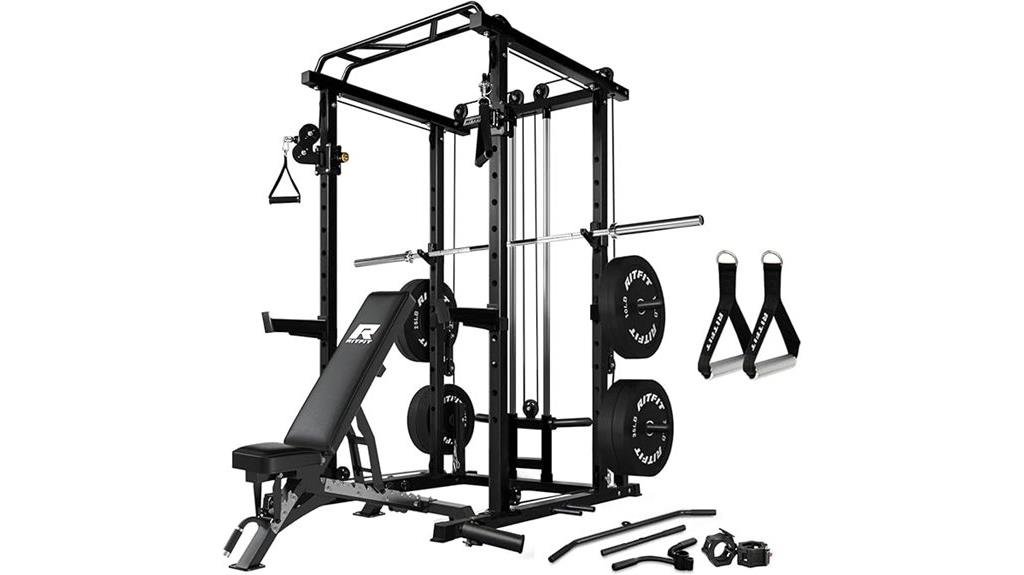 versatile squat rack system