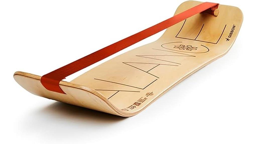 wooden balance board activity